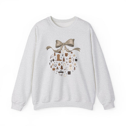 Western Christmas Ornament Crewneck