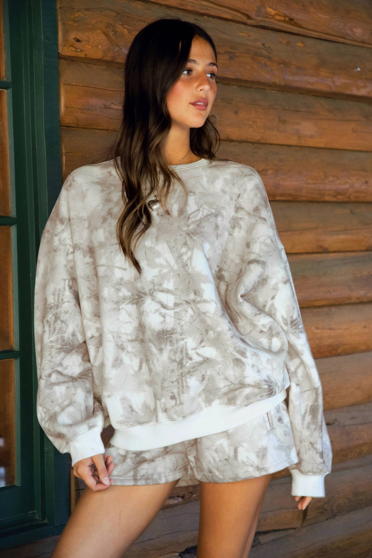 White Oak Camo Crewneck
