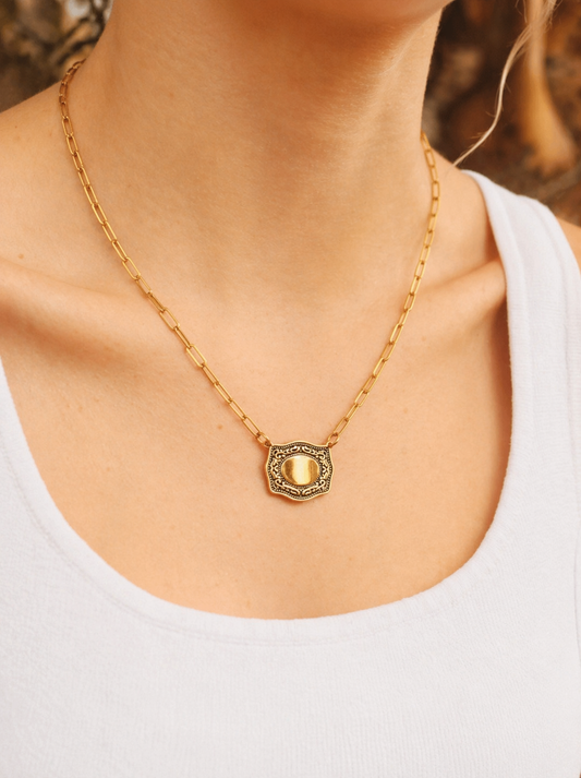 Belt Buckle Necklace