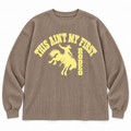 This Ain't My First Rodeo Waffle Thermal Knit