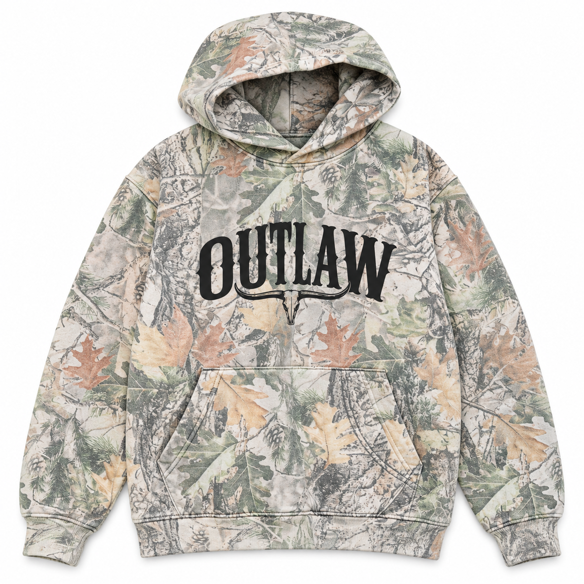 Outlaw Vintage Wood Camo Hoodie