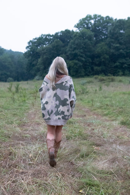 High Country Camo Cardigan