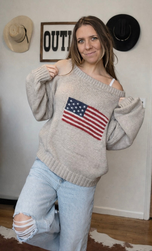 All American Honey Sweater