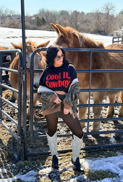 "Cool It Cowboy" Tee