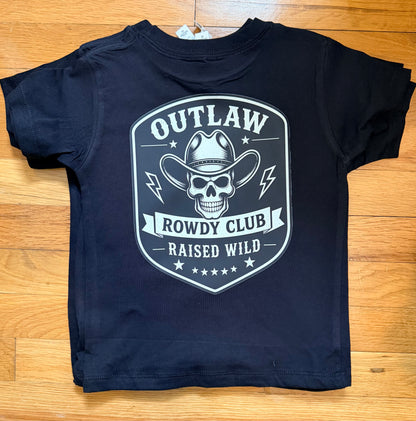 Outlaw Rowdy Club Youth Tee