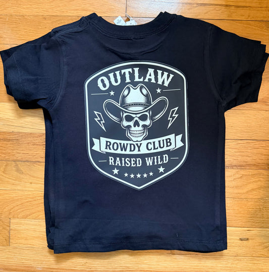 Outlaw Rowdy Club Youth Tee