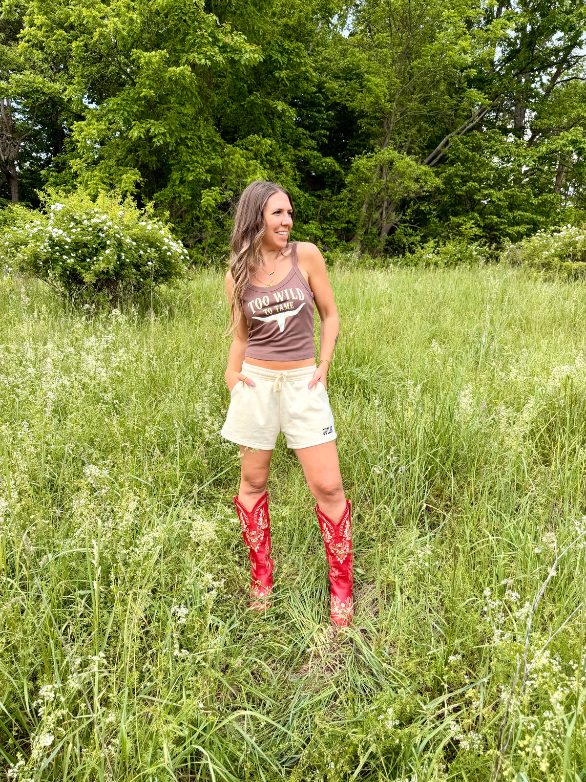 Too Wild To Tame Western Rib Tank