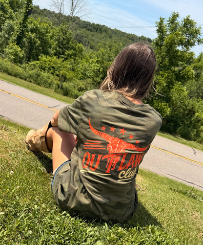 Outlaw Club Camo Tee