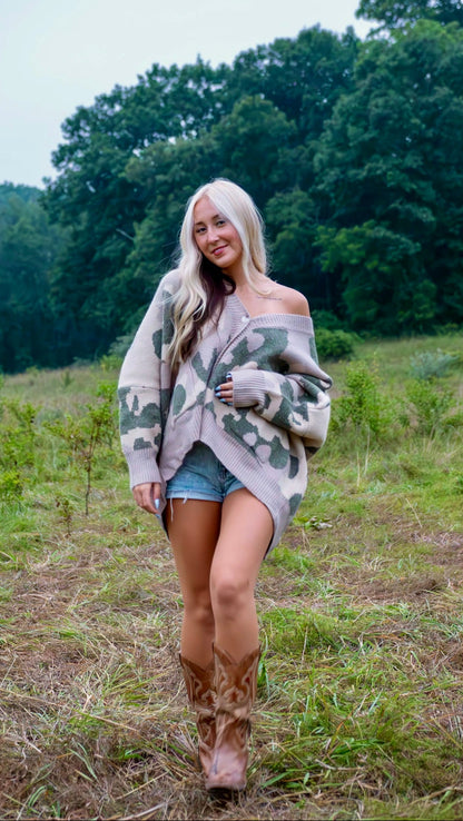 High Country Camo Cardigan