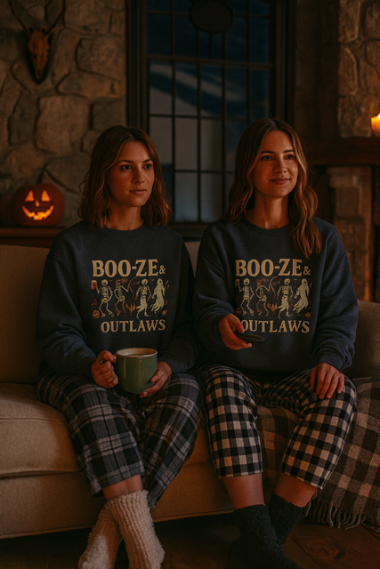 Boo-ze & Outlaws Crewneck