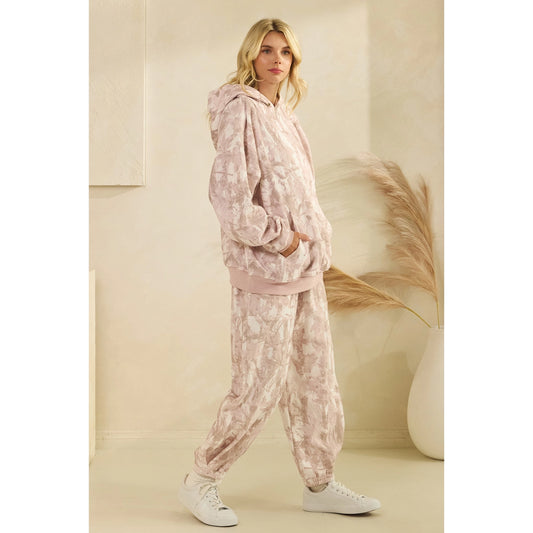 Camo Light Pink Hoodie