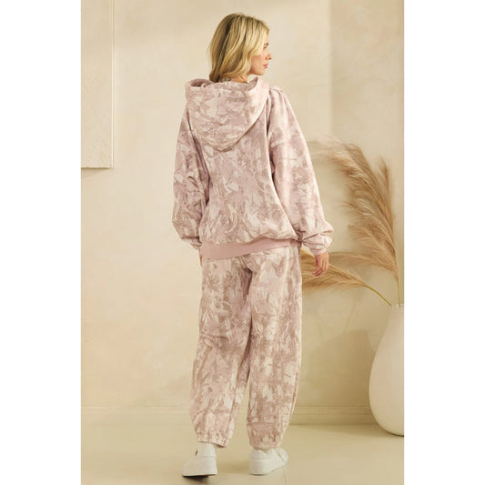 Camo Light Pink Hoodie