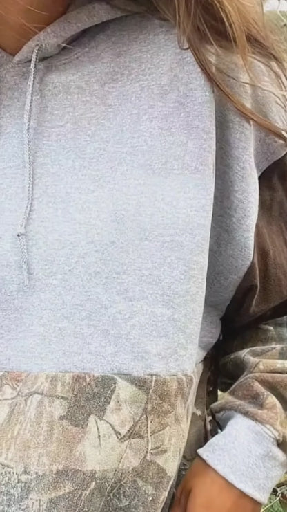 Patchwork Camo Hoodie